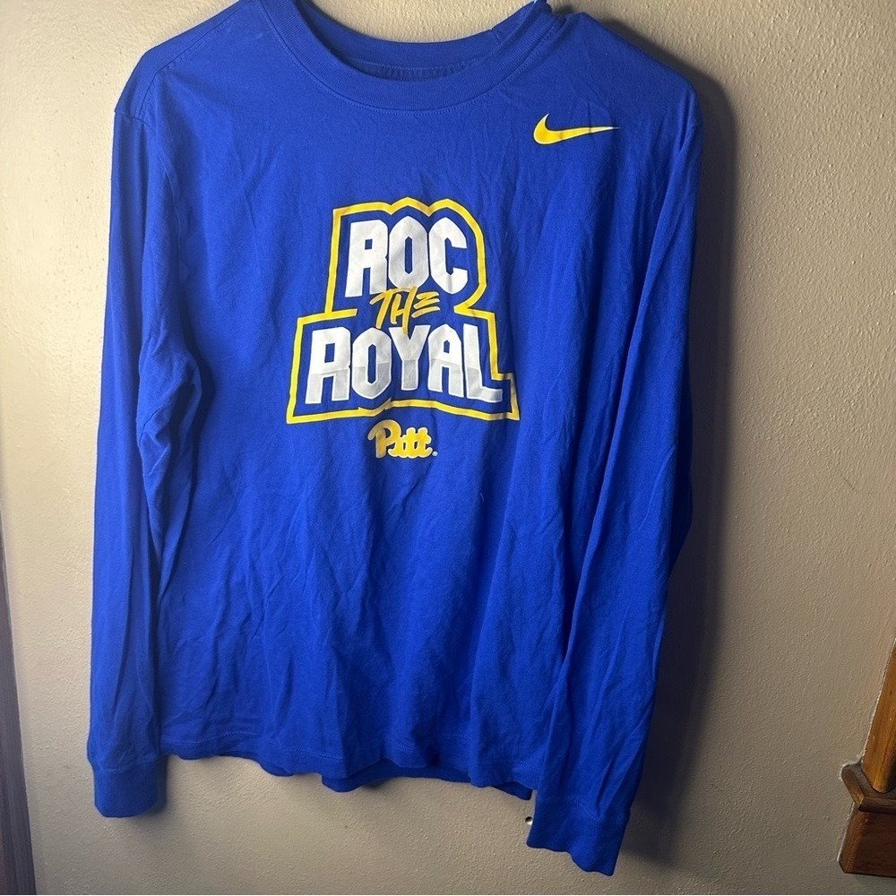 Mens Size Medium ROC The Royal Pitt The Nike Tee Shirt Pitt Panthers NCAA